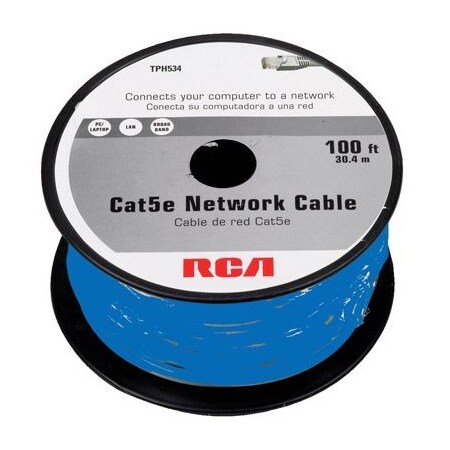 Audiovox 100' BLU Cat5e Cable TPH534BR